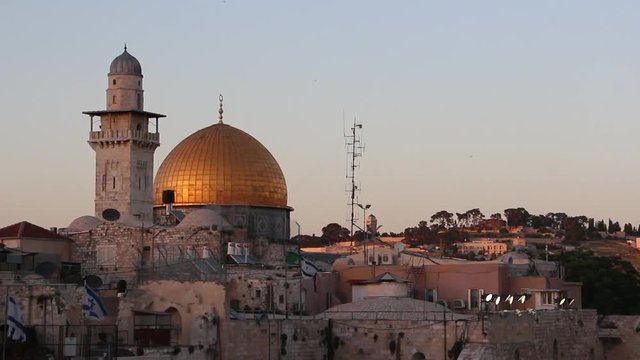 The Dome Of The Rock (Qubbat Al-Sakhra) In Jerusalem