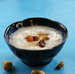Rava Kheer / Thari kanji - Ramadan food, selective focus