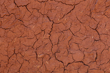 Cracked dry soil background - dark