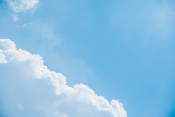blue sky and cloud