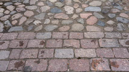 background texture of stone wall. pavement