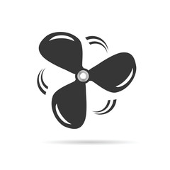 propeller icon rotation illustration vector