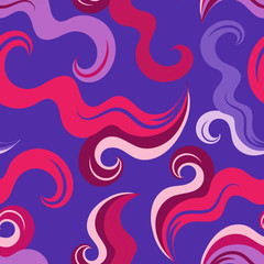 east sea curls pattern seamless