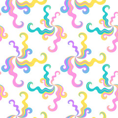 east sea curls pattern seamless