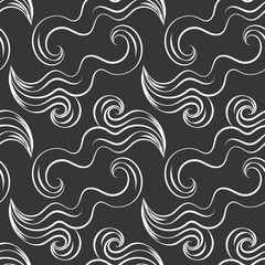 east sea curls pattern seamless