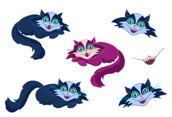 Illustration of Cheshire Cat.