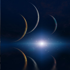 Obraz na płótnie Canvas Planets