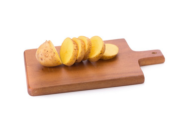 potato isolated on white background