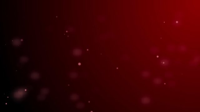 Caduta fiocchi di neve su fondo rosso