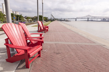 Waterfront Promenade in Baton Rouge, Louisiana