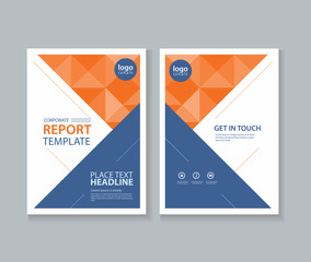 abstract cover page brochure, flyer ,report Layout design template