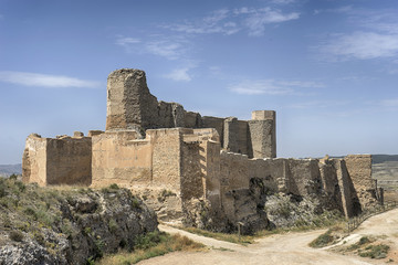 Fototapeta na wymiar Castillo de Ayub en el municipio de Calatayud, Zaragoza