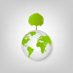 Eco friendly concept, World environment, vector illustration