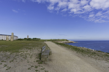 Coast of La Coruna (Spain).