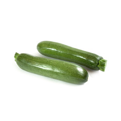Zucchini isolated on white background