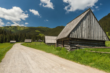 traditional wooden cabin in Tatra National Park