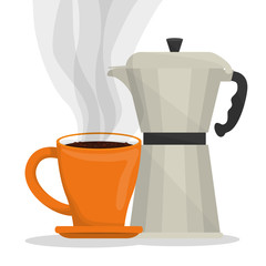 Coffee digital design, vector illustration eps 10.