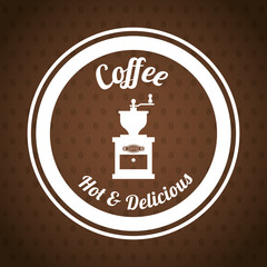 Coffee digital design, vector illustration eps 10.