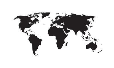 Fototapeta na wymiar World Map Vector