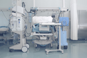 Complex of the modern equipment necessary for patient care