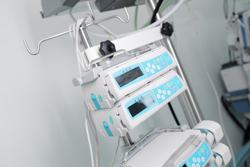 Pump infusion machine in ICU