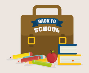 Back to school design, vector illustration eps 10.