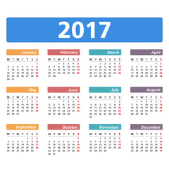 2017 Calendar