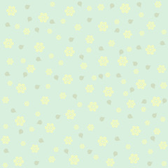 Pattern with flowers.