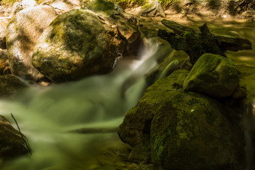 Fototapeta premium Rivière l'Alloix - Chartreuse - Isère.