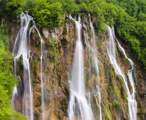 Fototapeta premium Waterfall in Plitvice