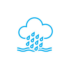 Flood weather icon
