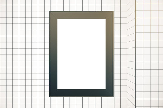 Blank frame on grid
