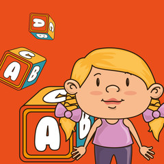 kids and toys design, vector illustration eps10 graphic 