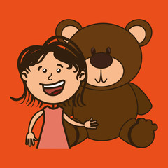 kids and toys design, vector illustration eps10 graphic 