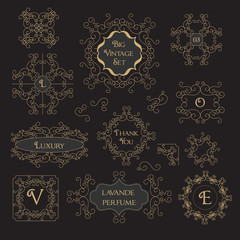 Vintage Decorations Design Elements