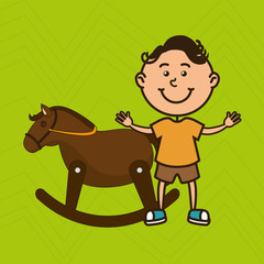 kids and toys design, vector illustration eps10 graphic 