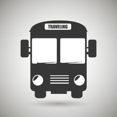 travel by bus design, vector illustration eps10 graphic 