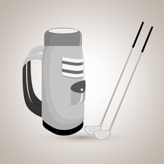 golf equipment design, vector illustration eps10 graphic 