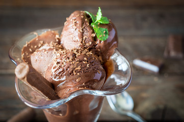 Homemade Chocolate Ice Cream