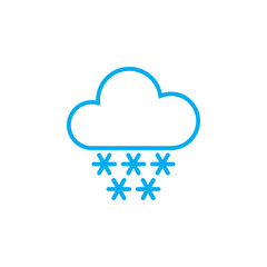 Snow weather icon