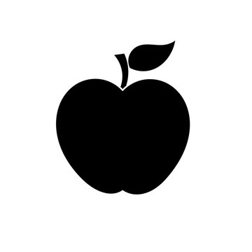 Apple shape vector