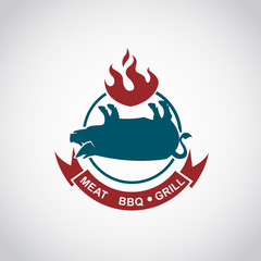 barbecue and grill icon graphic design