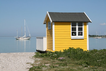 Strandh&uuml;tte in D&auml;nemark
