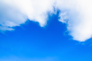 blue sky with clouds
