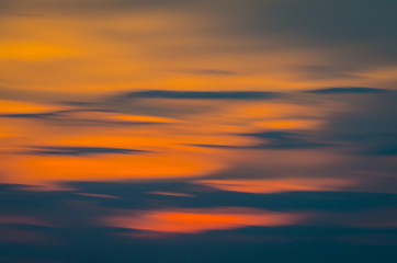 sky and clouds at sunset
