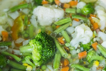 Delicious vegetables stew