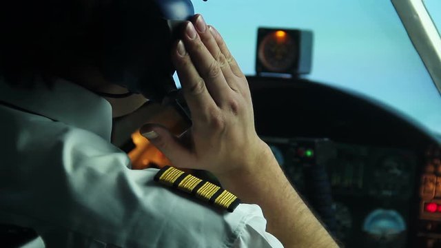 Pilot receives a message from dispatcher, continues flight, air transportation