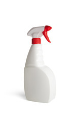 Plastic bottle with sprayer