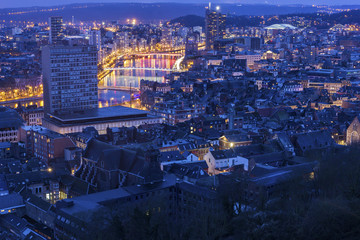 View on Liege in Belgium