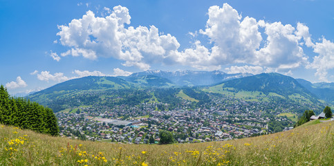 Megeve summer panoramic